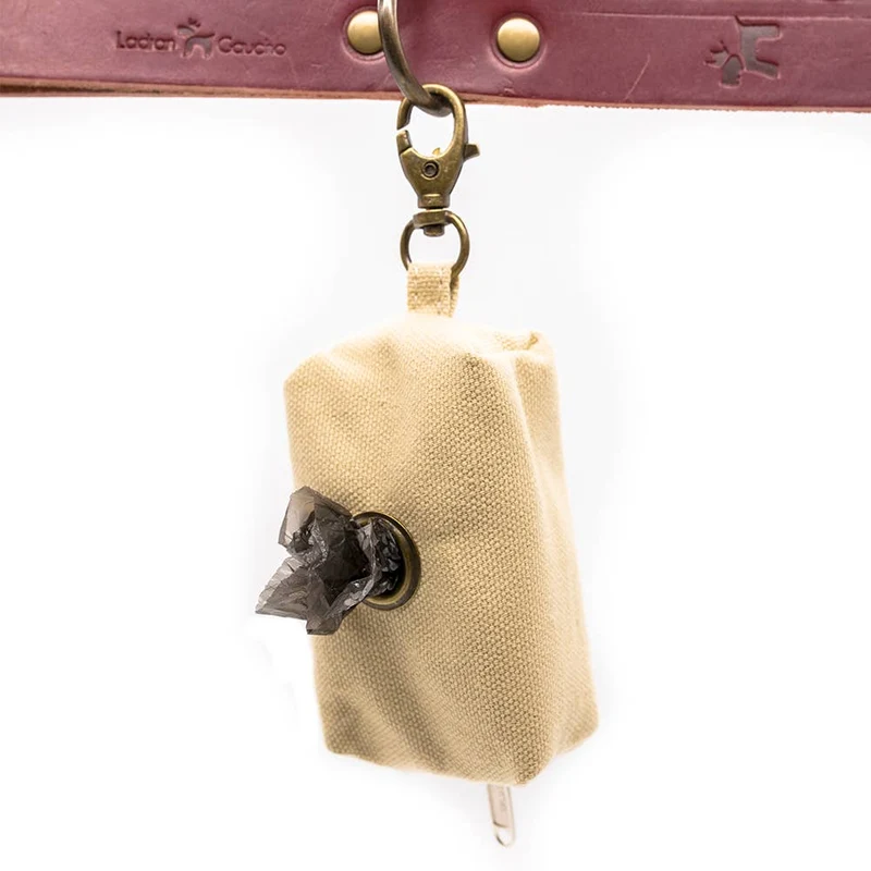 Kotbeutelhalter Beige