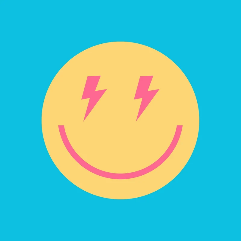 Forex-Fliese SMILEY blau