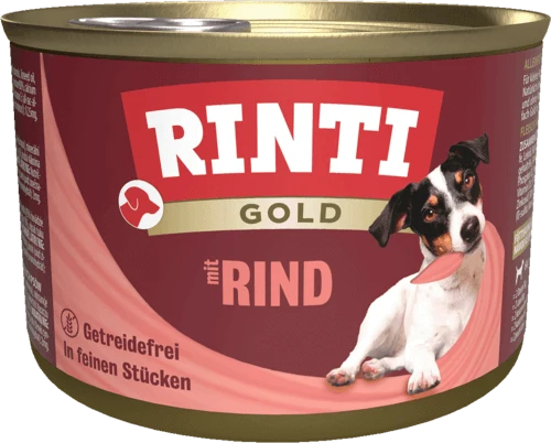 Rinti Gold mit Rind in feinen Stücken