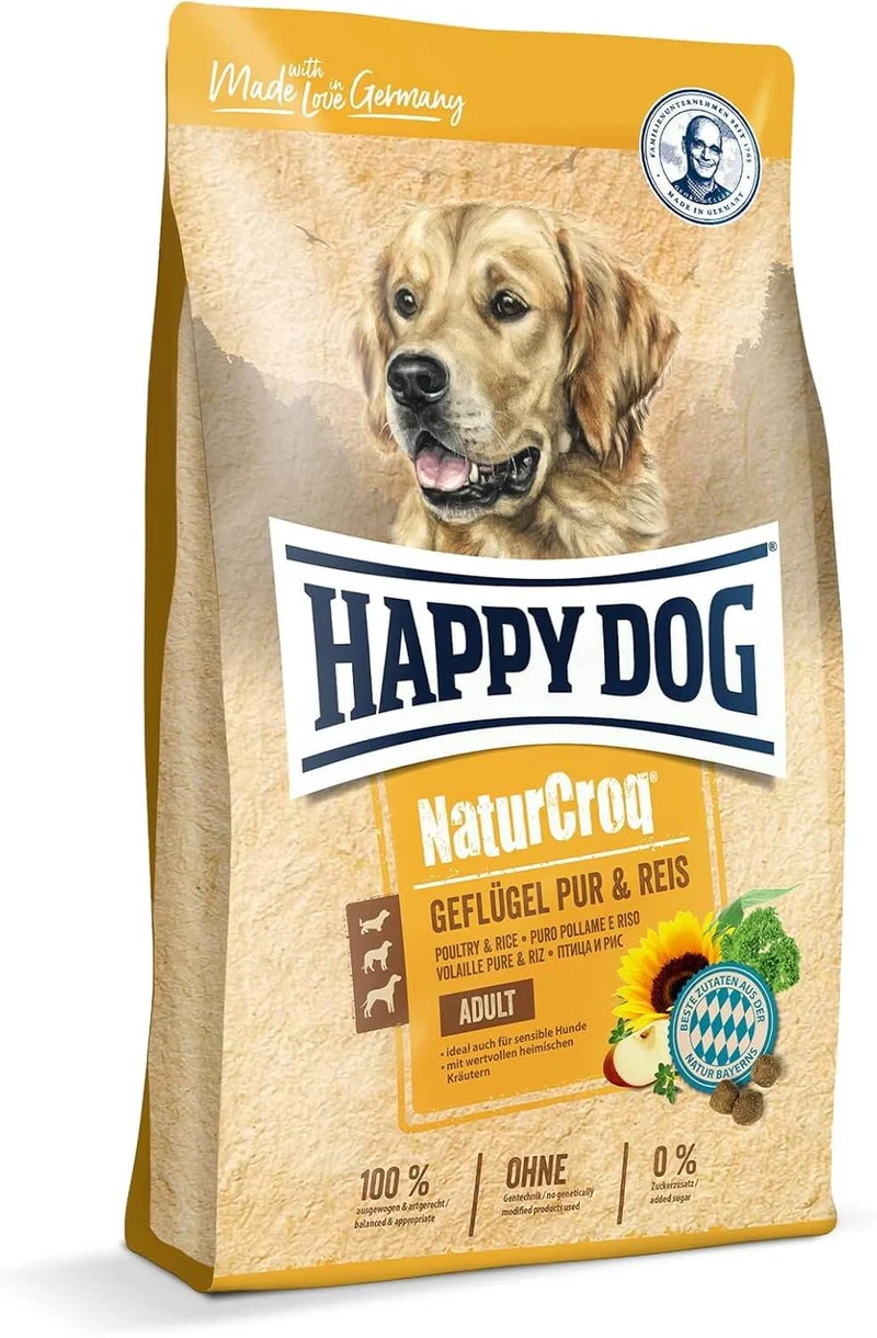 Happy Dog NaturCroq Geflügel pur & Reis