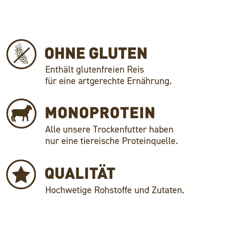 Wildes Land Hund Classic Adult Lamm mit Reis und Wildkräutern