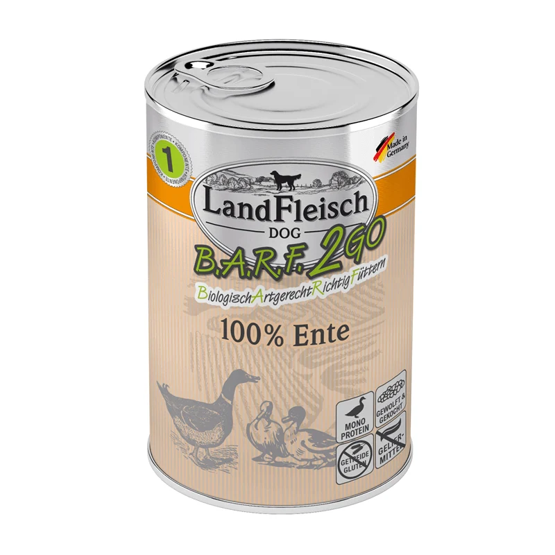LandFleisch B.A.R.F.2GO 100% vom Ente