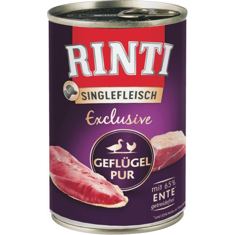 Rinti Dose Singlefleisch Exclusive Geflügel Pur