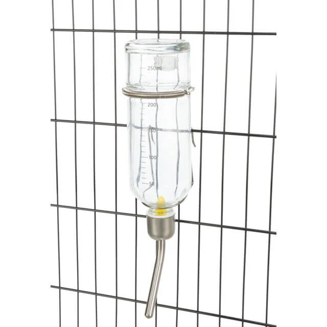 Trixie Kleintiertränke / Trinkflasche Glas