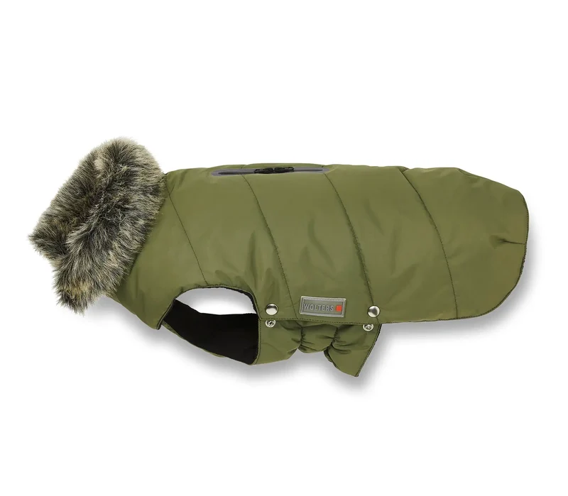 Wolters Parka Olive – Warme & stylische Winterjacke für Hunde