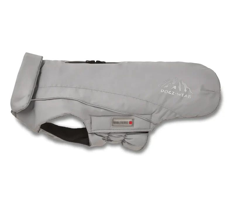 Wolters Skijacke Dog-Wear hellgrau – Wasserdichte Winterjacke für Hunde
