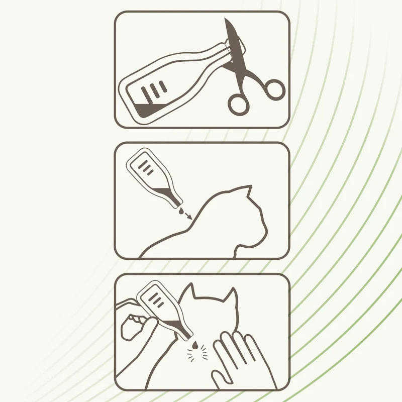 Beaphar Zecken- und Flohschutz SPOT-ON 3x0,8ml, für Katzen