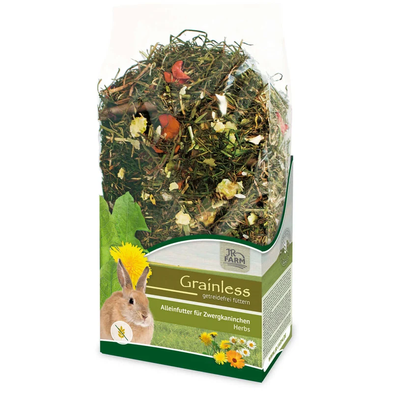 JR Farm Grainless Herbs Zwergkaninchen