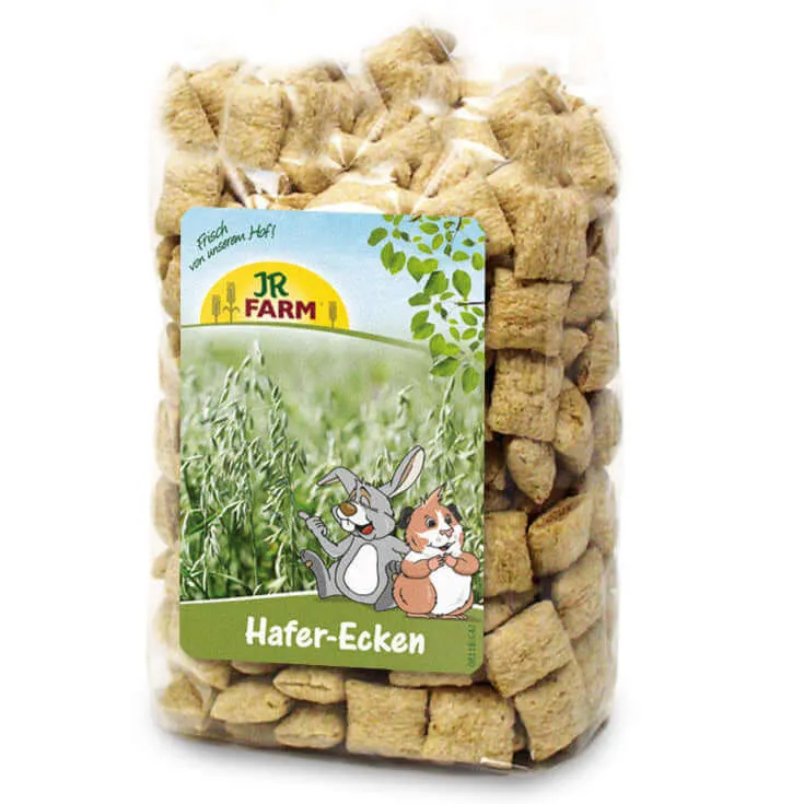JR FARM Hafer-Ecken – der knusprige Belohnungssnack für Nager