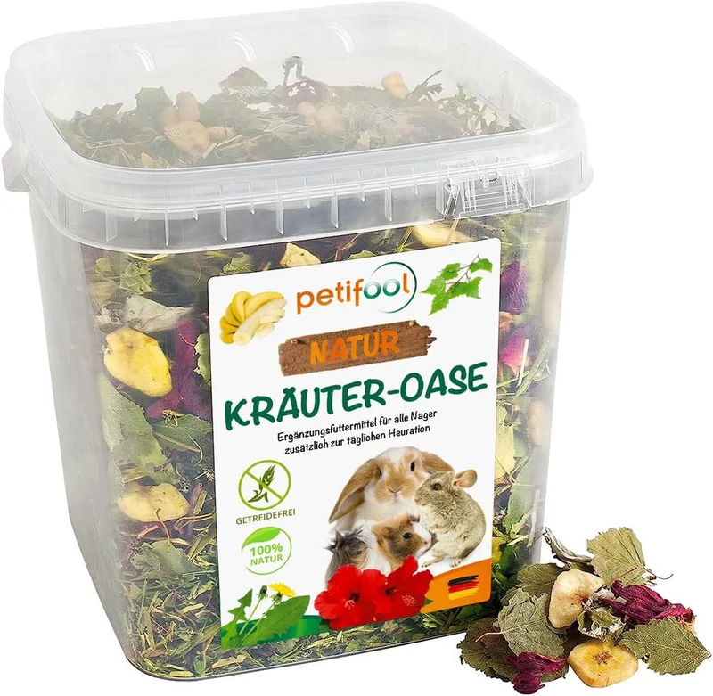 petifool Kräuter Oase - Nagerfutter