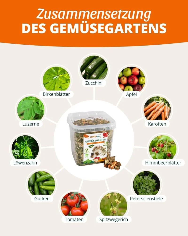 petifool Gemüsegarten - Nagerfutter