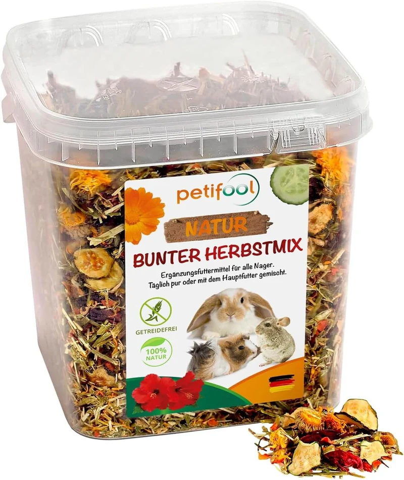 petifool Bunter Herbstmix - Nagerfutter