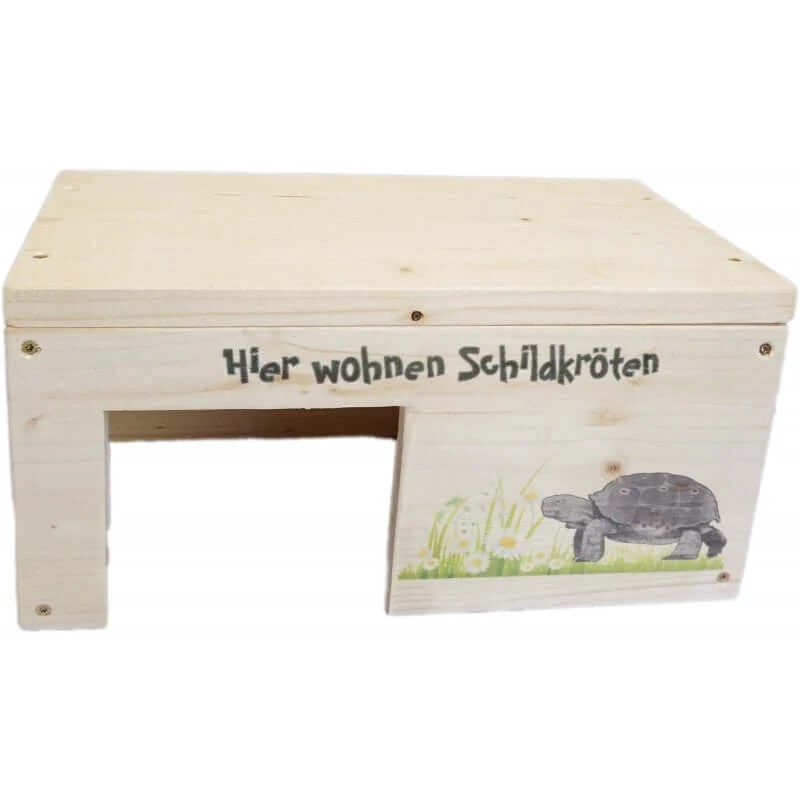 Schildkrötenhaus S aus Holz mit Schutzlasur