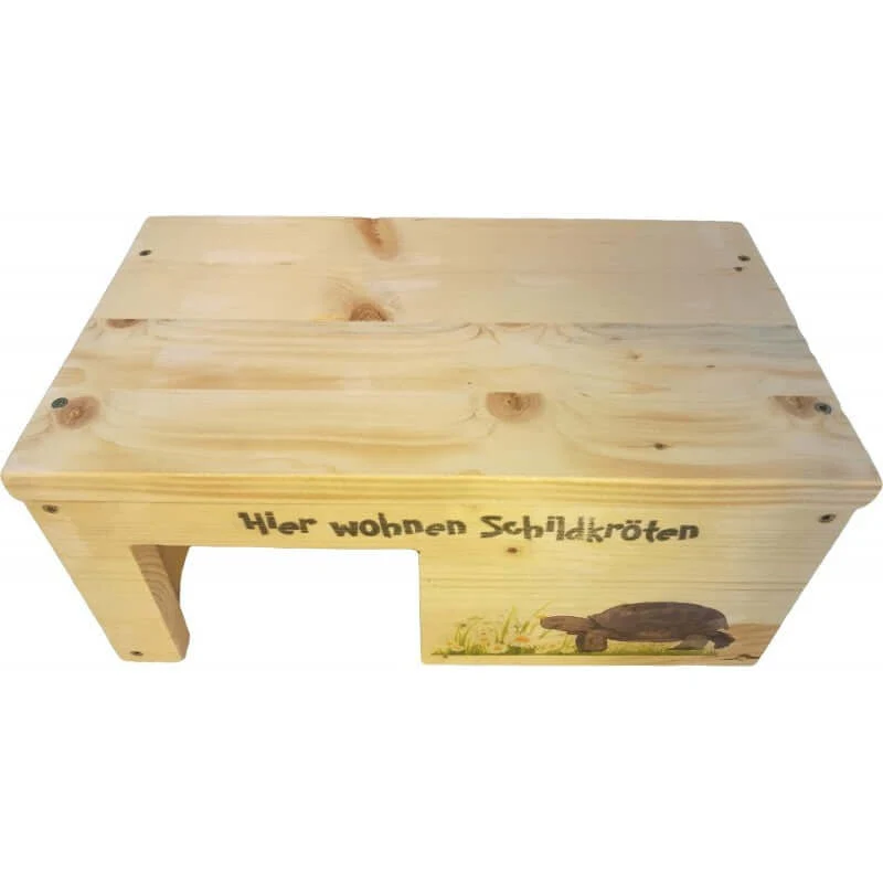 Schildkrötenhaus S aus Holz mit Schutzlasur