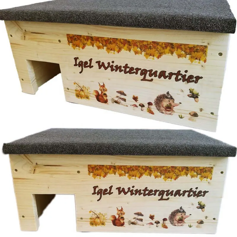 Premium Igelhaus aus Massivholz