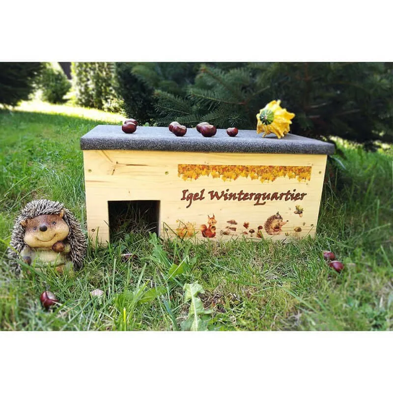 Premium Igelhaus aus Massivholz
