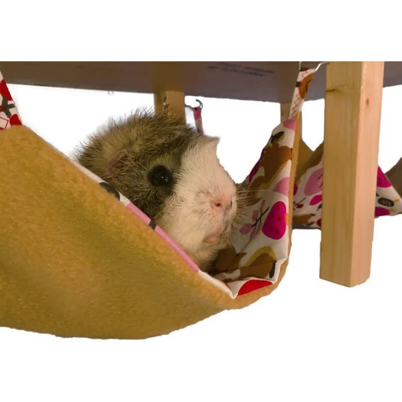 Meerschweinchen Hängemattengestell Doppel mit Haken