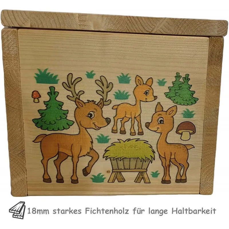 Meerschweinchenhaus Wald mit Wunschnamen