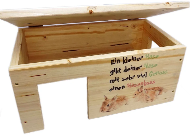 Zwergkaninchenhaus mit 2 Eingängen