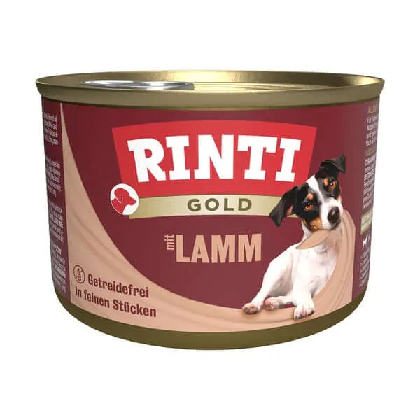 Rinti Gold mit Lamm in feinen Stücken