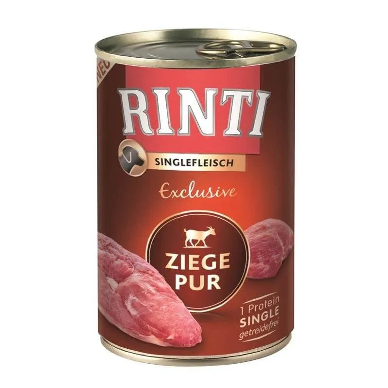 Rinti Dose Singlefleisch Exclusive Ziege Pur