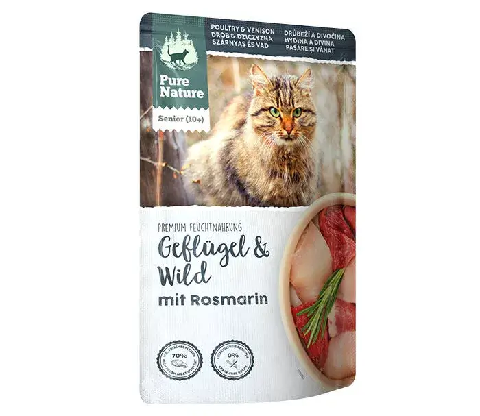 Pure Nature SENIOR GEFLÜGEL & WILD mit Rosmarin und Grünlippmuschelextrakt