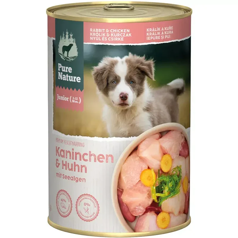 Pure Nature JUNIOR KANINCHEN & HUHN mit Karotten und Seealge