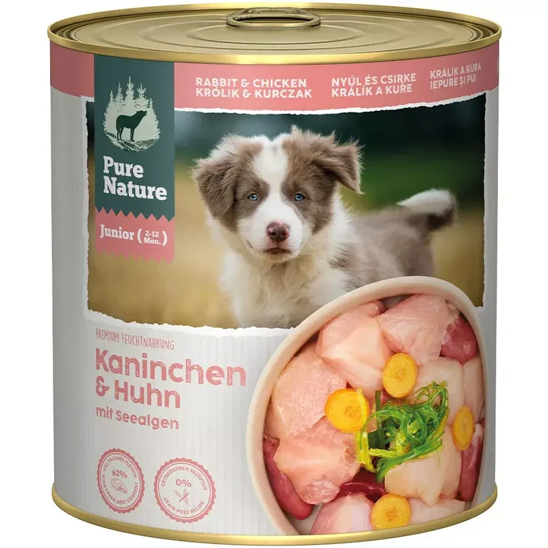 Pure Nature JUNIOR KANINCHEN & HUHN mit Karotten und Seealge