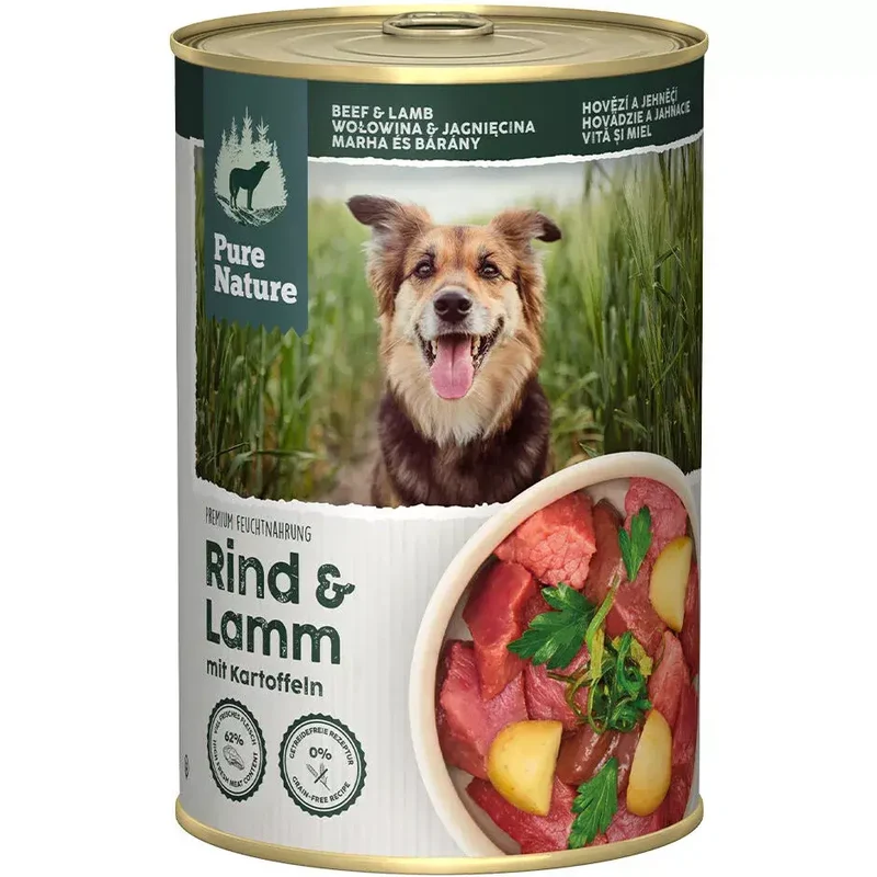 Pure Nature ADULT RIND & LAMM mit Kartoffel und Seealgen