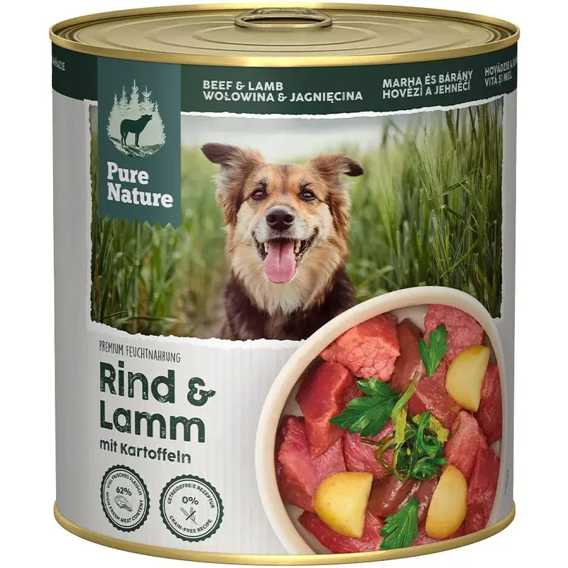 Pure Nature ADULT RIND & LAMM mit Kartoffel und Seealgen