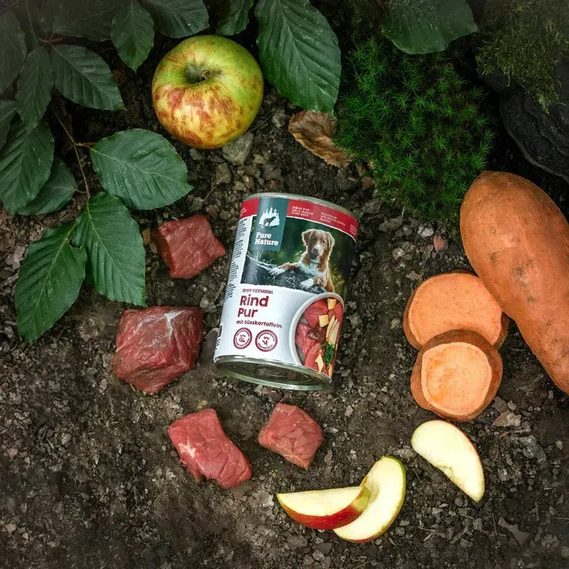 Pure Nature ADULT RIND PUR mit Süßkartoffeln und Äpfel
