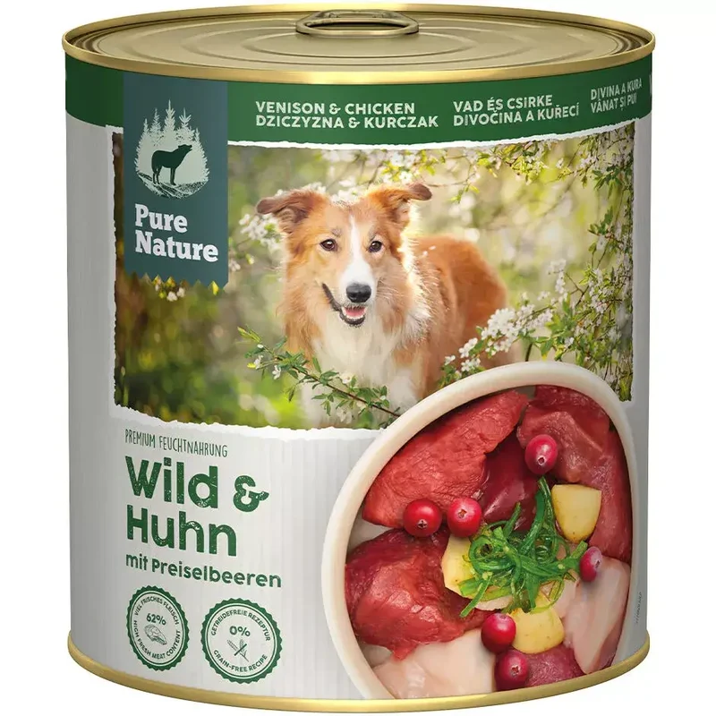 Pure Nature ADULT WILD & HUHN mit Kartoffeln und Preiselbeeren