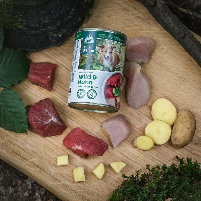 Pure Nature ADULT WILD & HUHN mit Kartoffeln und Preiselbeeren