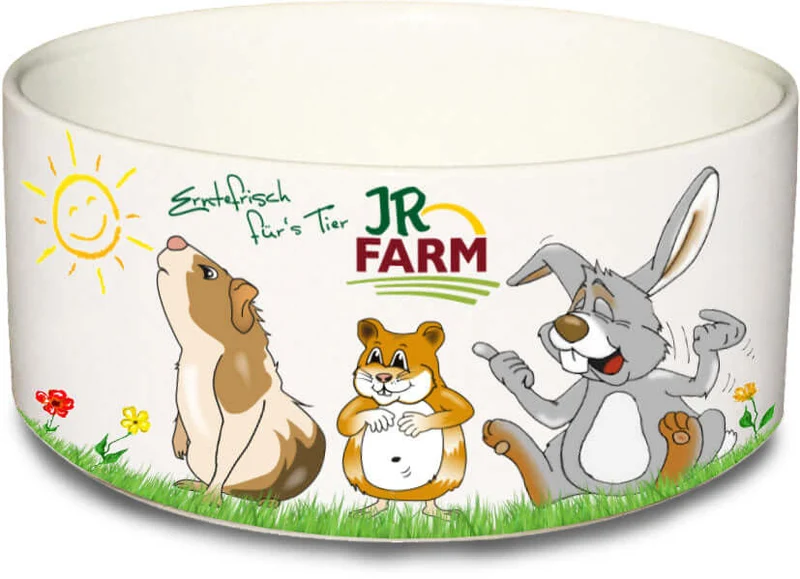 JR FARM Futternapf - Stabiler Napf mit niedlichen Tiermotiven