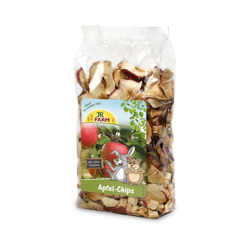 JR FARM Apfel-Chips - Fruchtiger Snack für Nager & Kleintiere