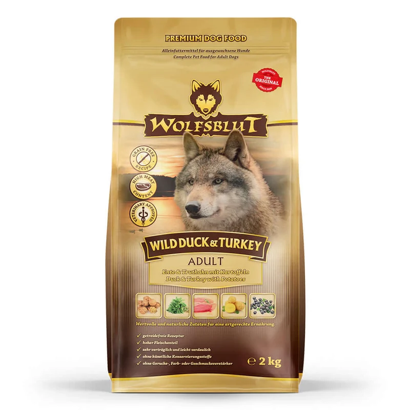 Wolfsblut Adult Wild Duck & Turkey Trockenfutter