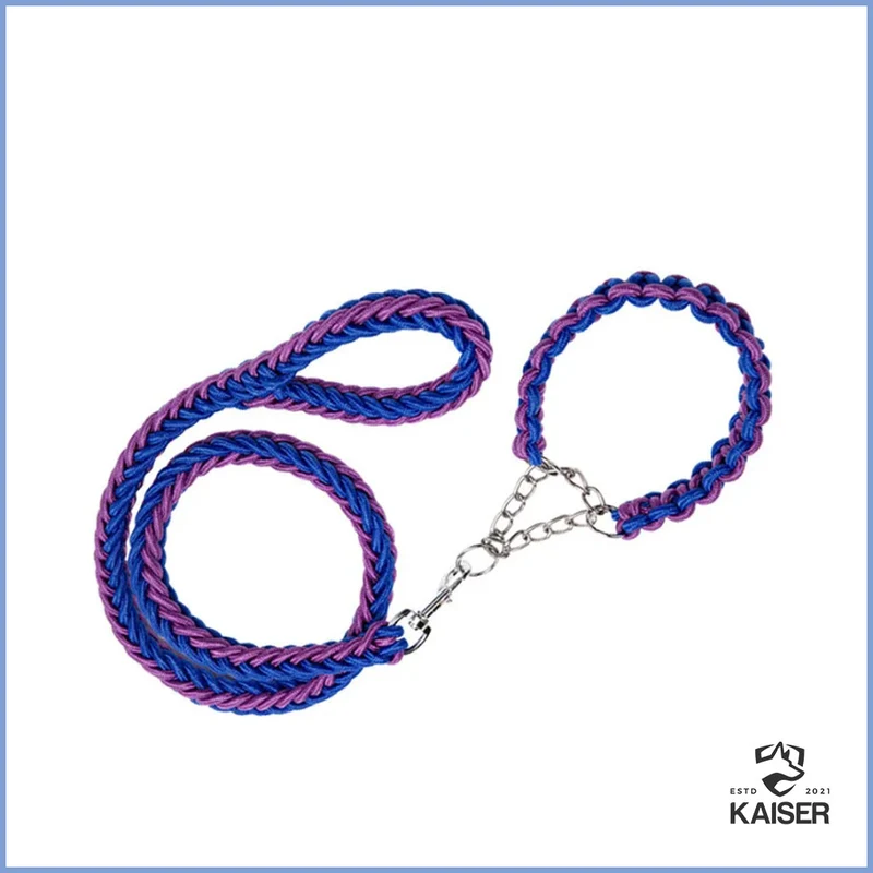 Paracord Hundehalsband mit Leine