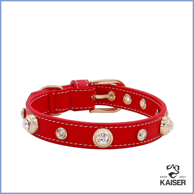 Luxus Hundehalsband Leder