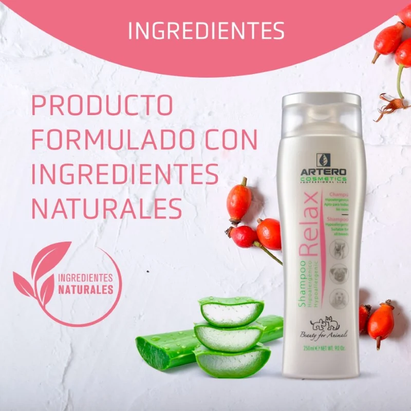 Artero Shampoo Relax Para Pieles Sensibles 250ml.