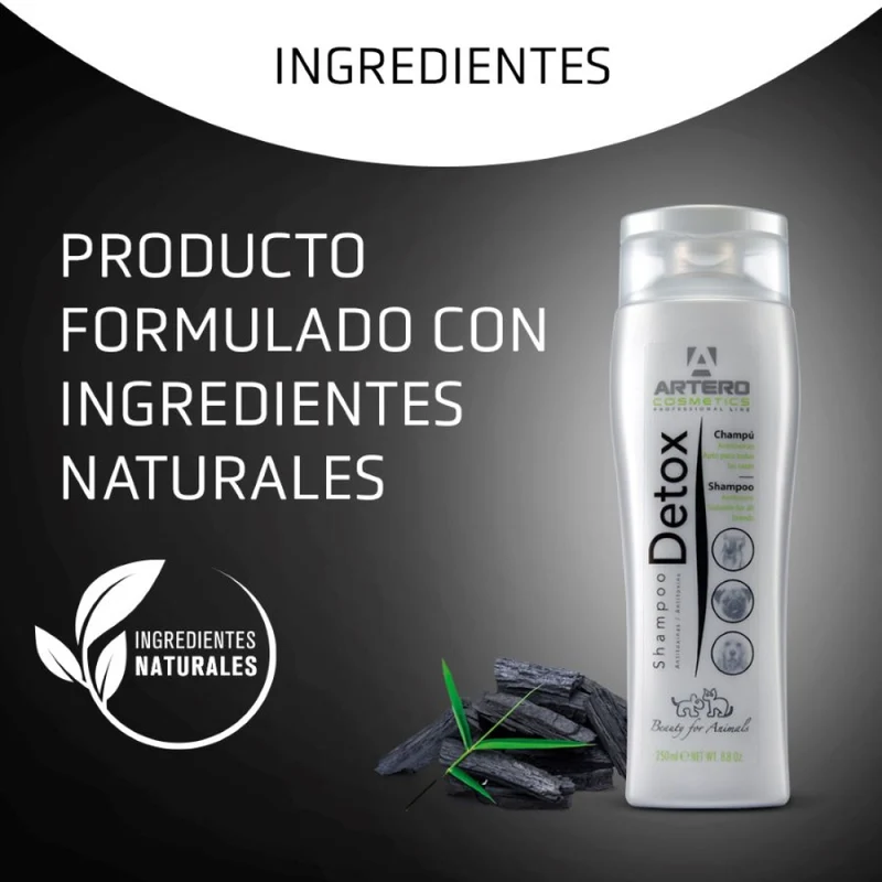 Artero Shampoo Detox Carbón Activo 250ml