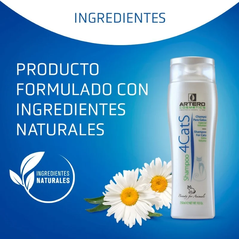 Artero Shampoo Gato 4cats 250ml.
