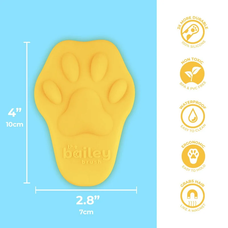 The Bailey Brush™ Cat & Dog Brush (Pawmelo)