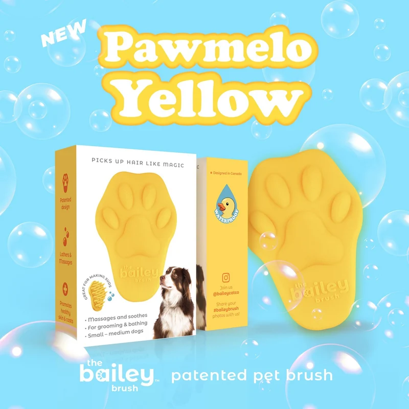 The Bailey Brush™ Cat & Dog Brush (Pawmelo)