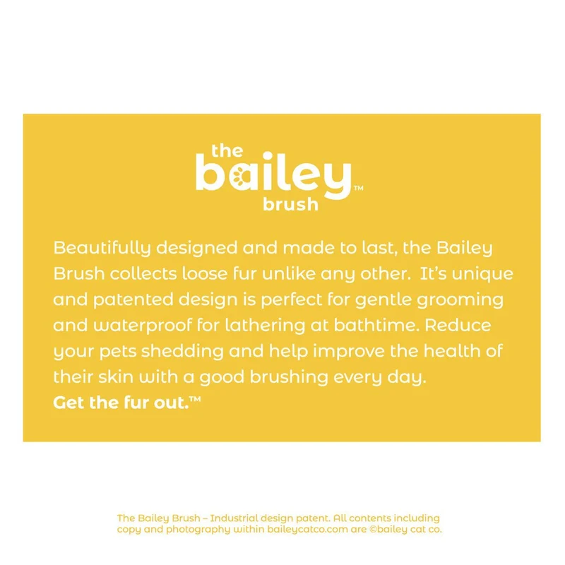 The Bailey Brush™ Cat & Dog Brush (Pawmelo)