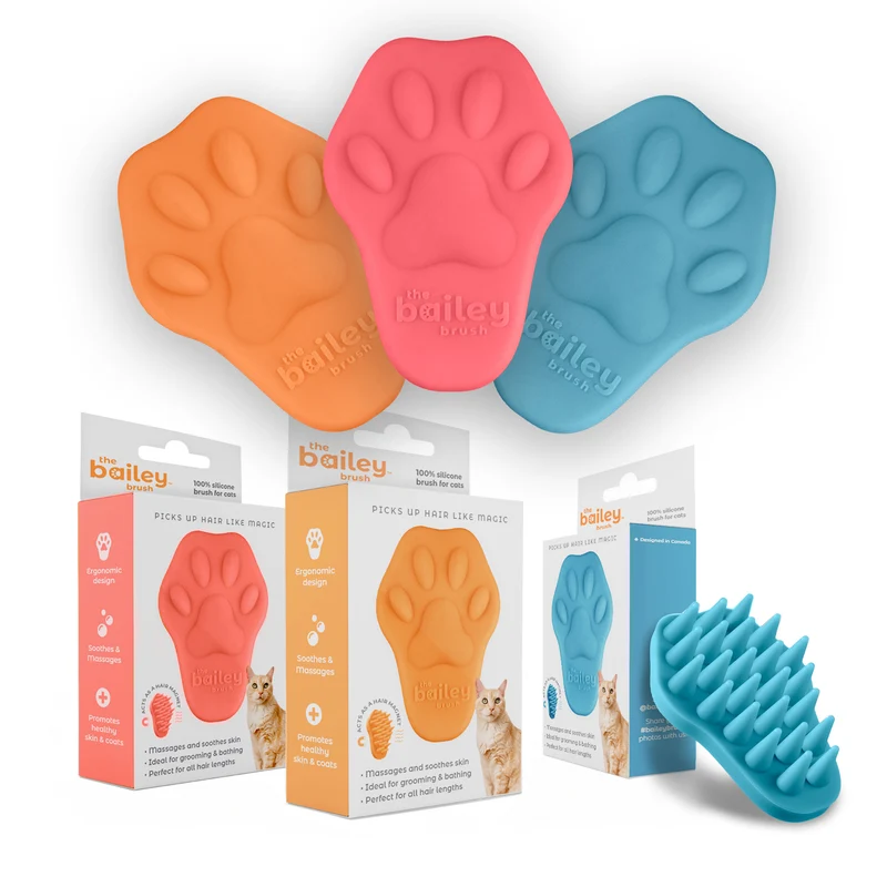 Bailey Brush Silicone Cat Brush (Case of 32)