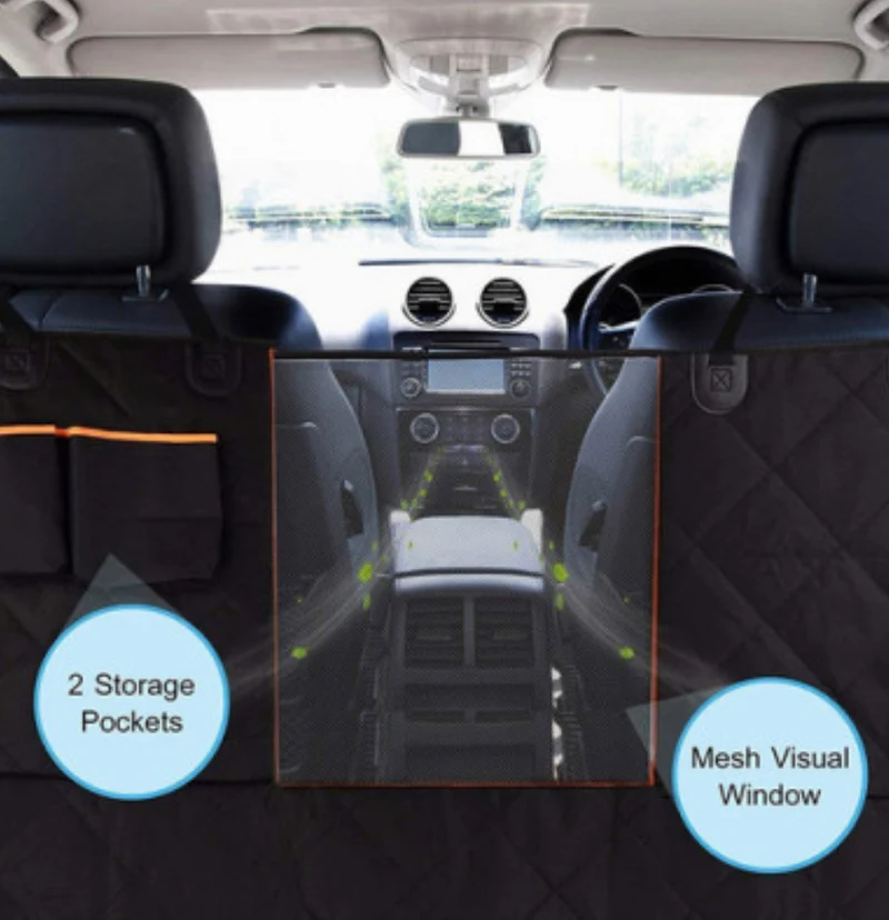 Premium Pet Car Seat Cover Hammock NonSlip Protector Mat Waterproof Cat Dog Back