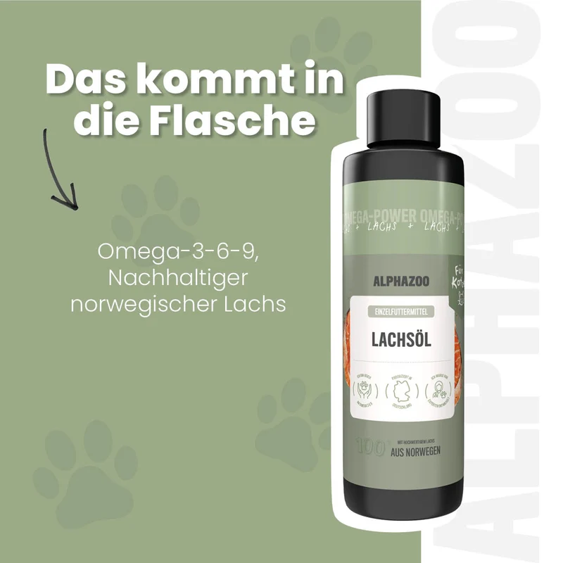 Lachsöl für Katzen