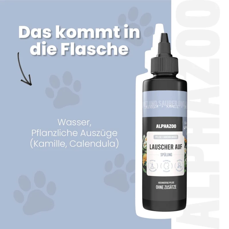 Lauscher-Auf Ohrenreiniger für Hunde