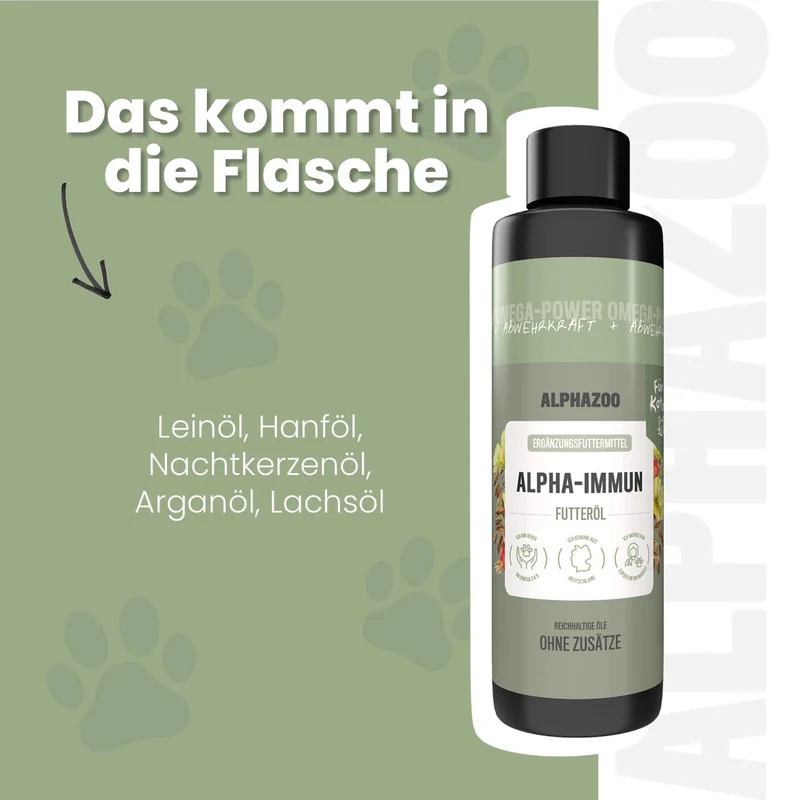 Alpha-Immun Futteröl für Katzen