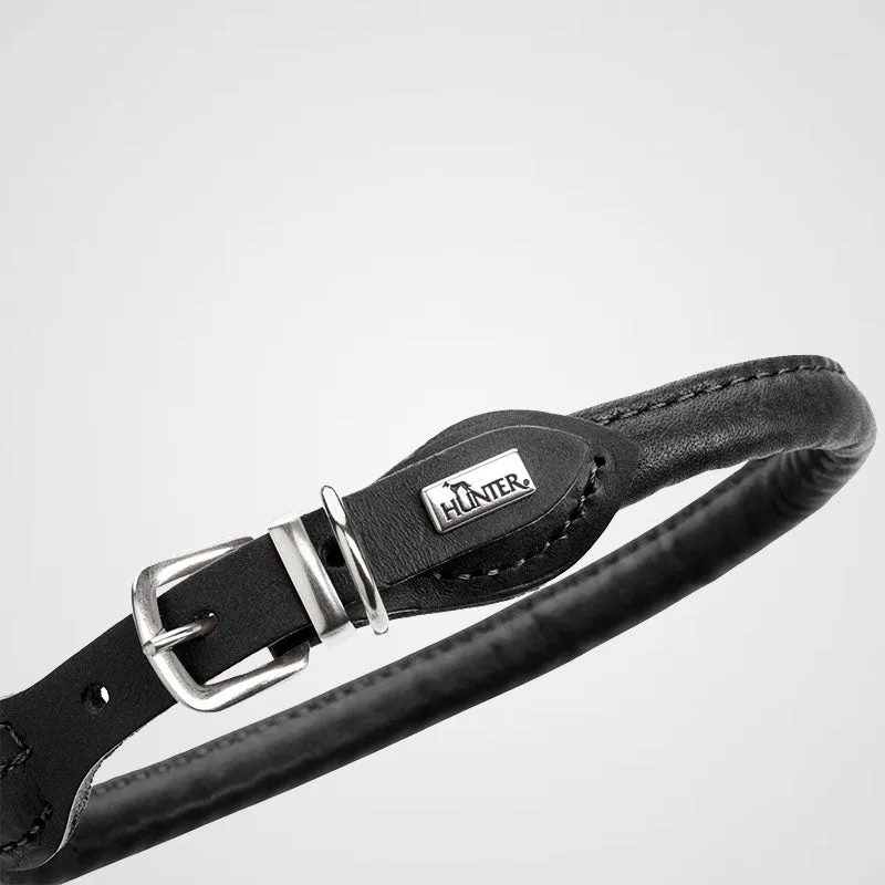 HUNTER - Halsband Round & Soft Canadian Up | hochwertiges Hundehalsband